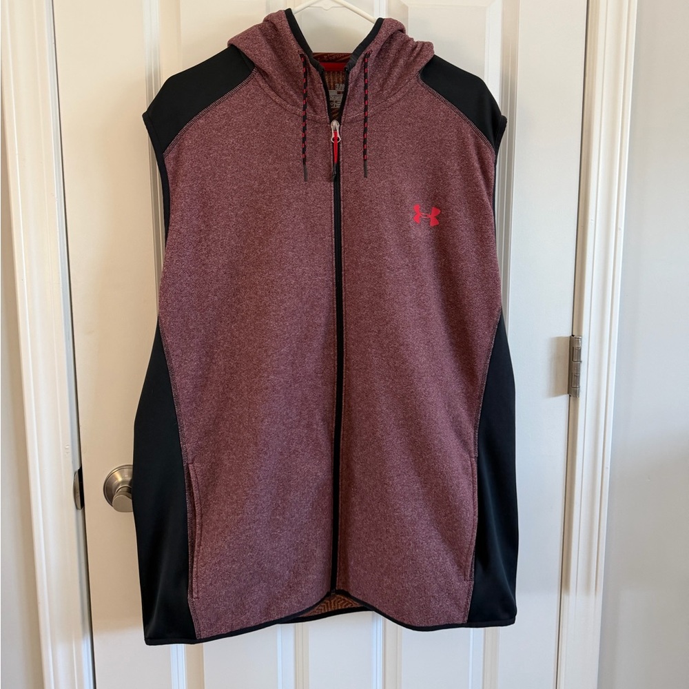 Under Armour Zip-Up Sleeveless Hoodie | Men’s XL